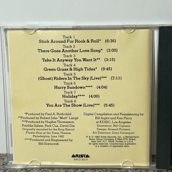 The Outlaws: Greatest Hits of the Outlaws/High Tides Forever CD Snake 1982 Rock - Picture 4 of 4